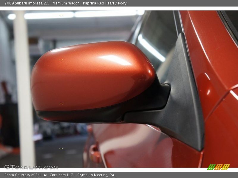 Paprika Red Pearl / Ivory 2009 Subaru Impreza 2.5i Premium Wagon