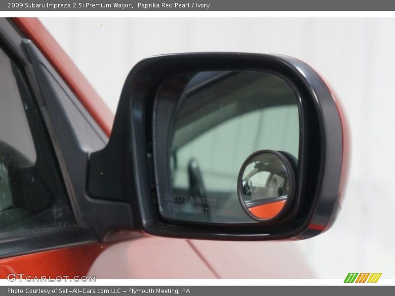 Paprika Red Pearl / Ivory 2009 Subaru Impreza 2.5i Premium Wagon