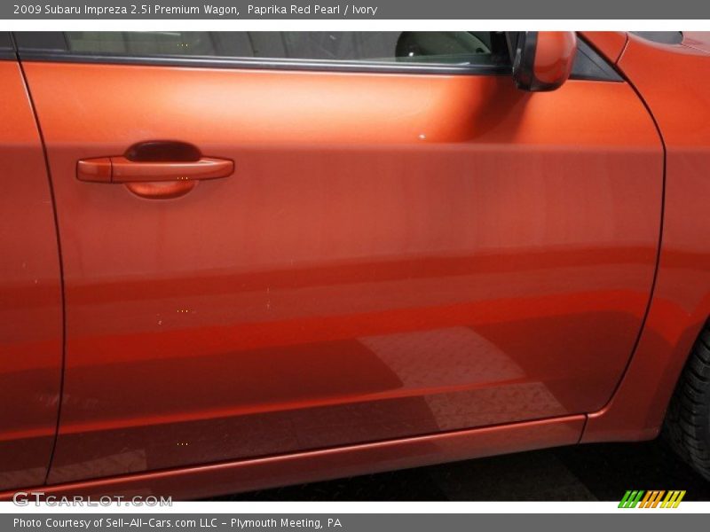 Paprika Red Pearl / Ivory 2009 Subaru Impreza 2.5i Premium Wagon