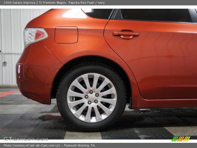 Paprika Red Pearl / Ivory 2009 Subaru Impreza 2.5i Premium Wagon