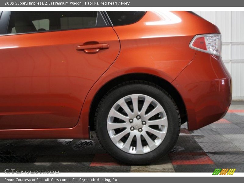 Paprika Red Pearl / Ivory 2009 Subaru Impreza 2.5i Premium Wagon
