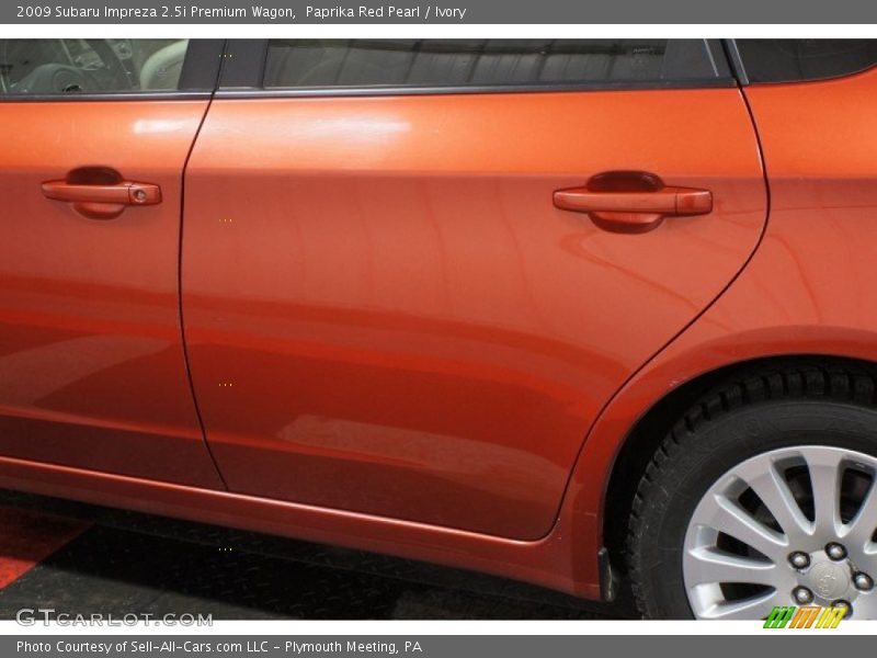 Paprika Red Pearl / Ivory 2009 Subaru Impreza 2.5i Premium Wagon