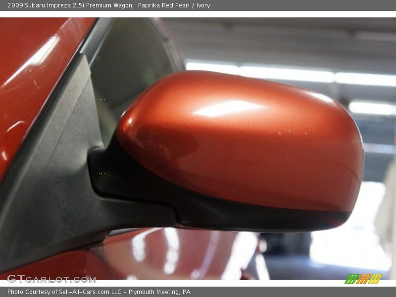 Paprika Red Pearl / Ivory 2009 Subaru Impreza 2.5i Premium Wagon