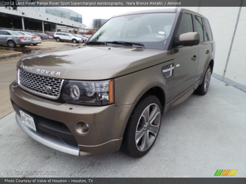 Nara Bronze Metallic / Almond 2013 Land Rover Range Rover Sport Supercharged Autobiography