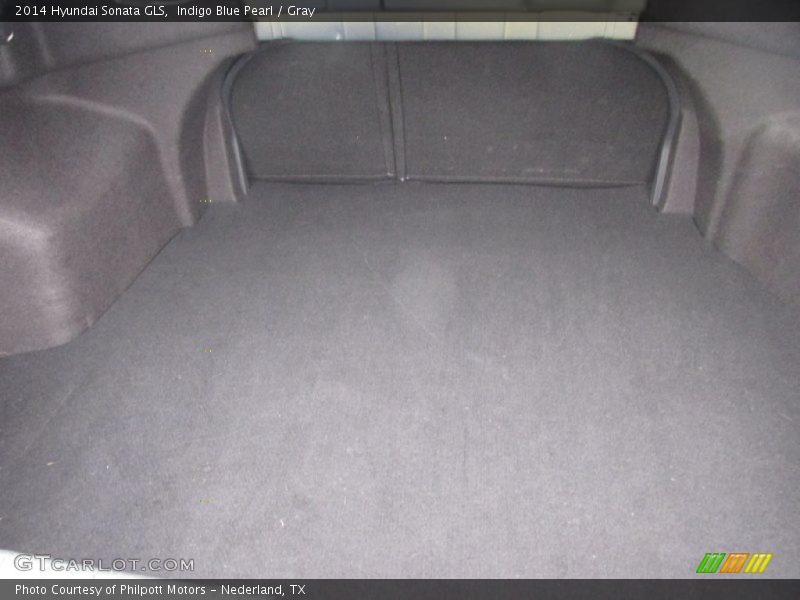 Indigo Blue Pearl / Gray 2014 Hyundai Sonata GLS