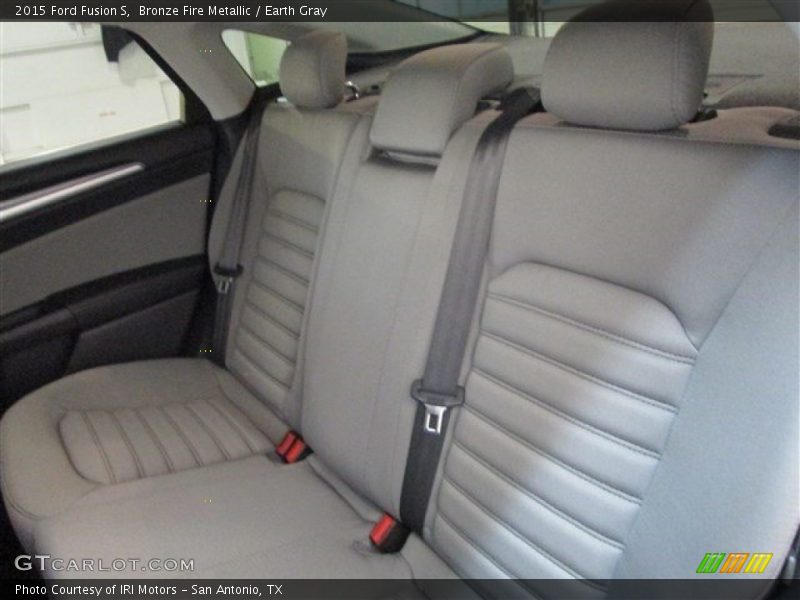 Bronze Fire Metallic / Earth Gray 2015 Ford Fusion S