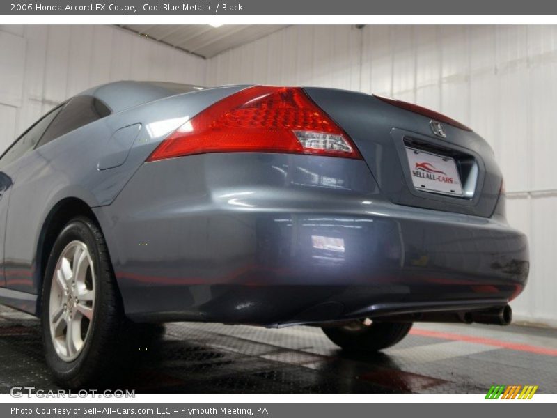 Cool Blue Metallic / Black 2006 Honda Accord EX Coupe