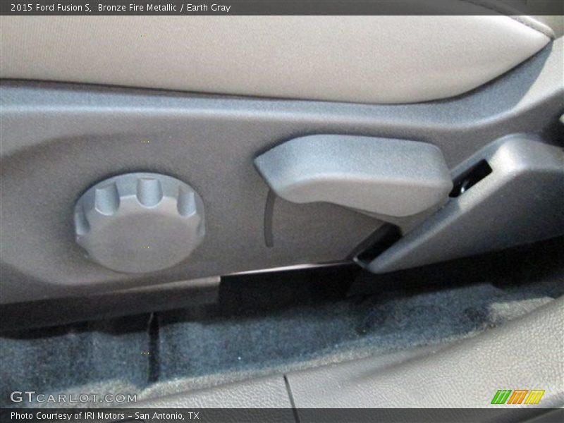 Bronze Fire Metallic / Earth Gray 2015 Ford Fusion S