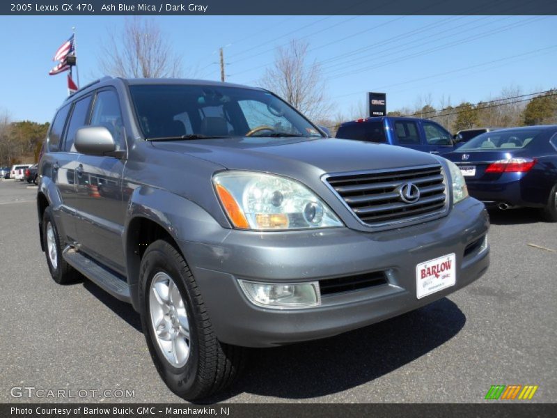 Ash Blue Mica / Dark Gray 2005 Lexus GX 470