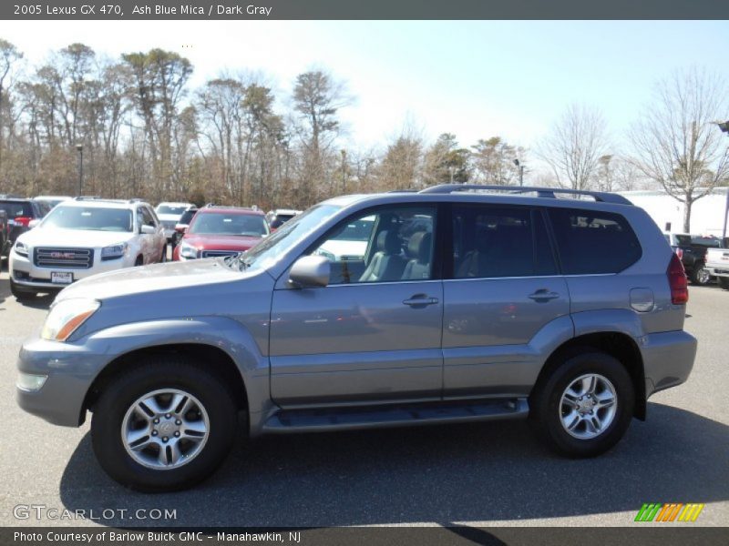 Ash Blue Mica / Dark Gray 2005 Lexus GX 470