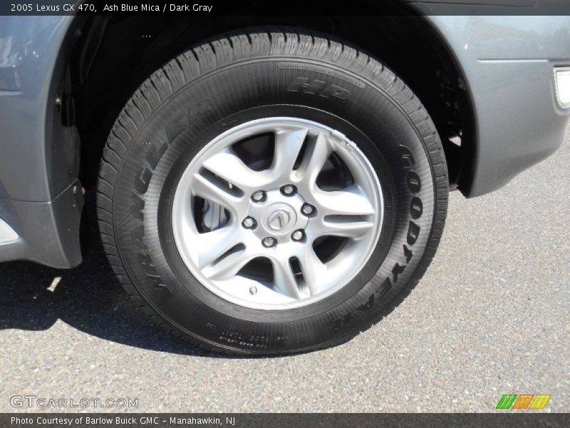 Ash Blue Mica / Dark Gray 2005 Lexus GX 470