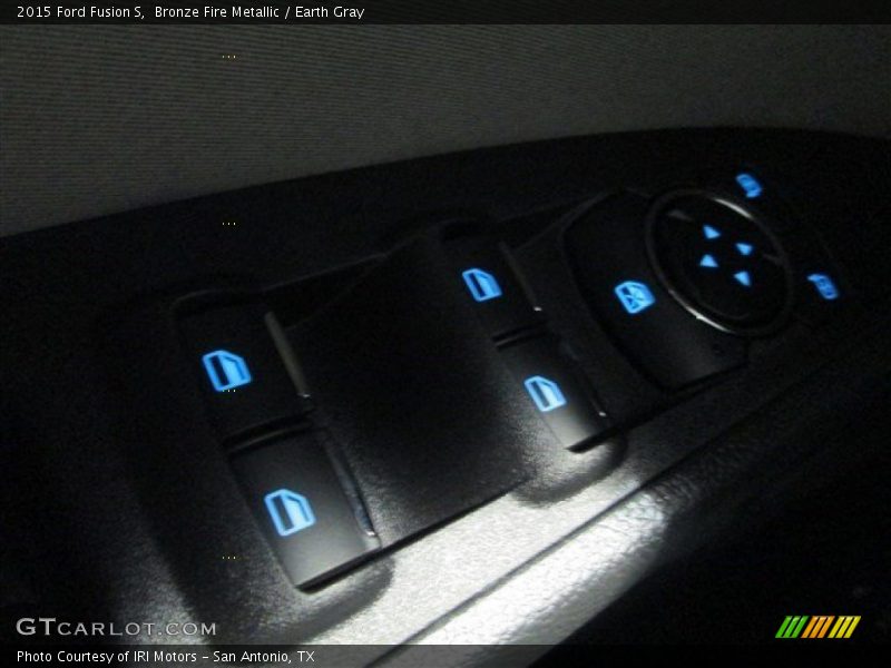 Bronze Fire Metallic / Earth Gray 2015 Ford Fusion S