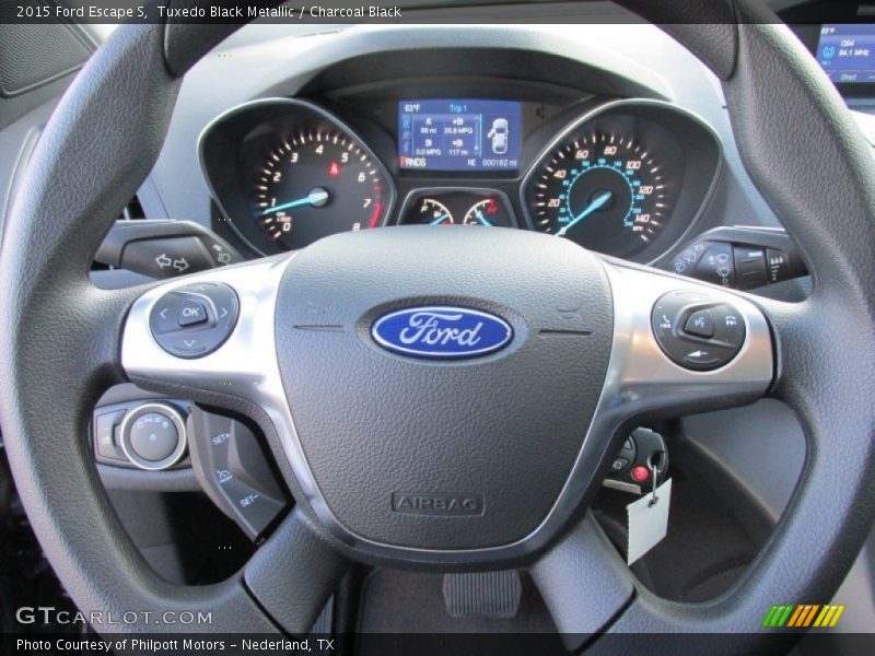 Tuxedo Black Metallic / Charcoal Black 2015 Ford Escape S