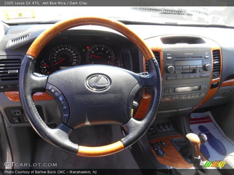 Ash Blue Mica / Dark Gray 2005 Lexus GX 470