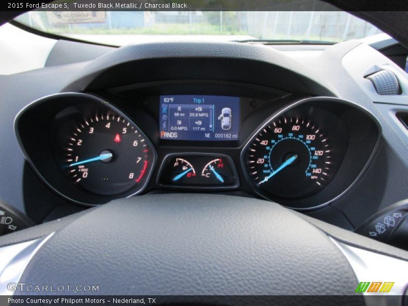Tuxedo Black Metallic / Charcoal Black 2015 Ford Escape S