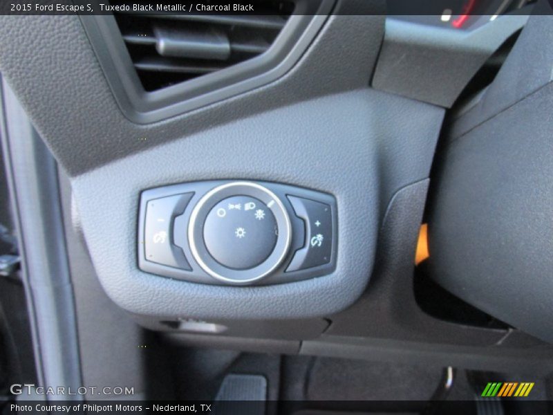 Tuxedo Black Metallic / Charcoal Black 2015 Ford Escape S