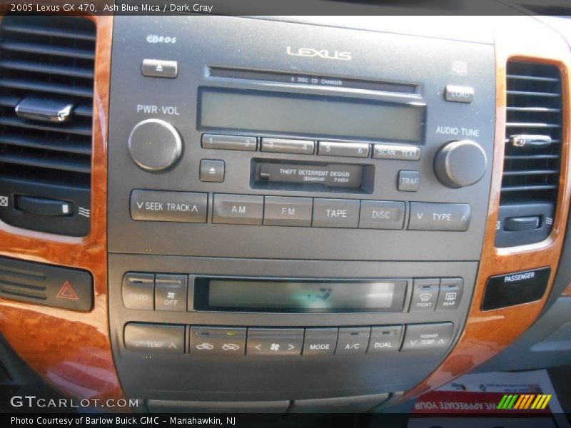 Ash Blue Mica / Dark Gray 2005 Lexus GX 470