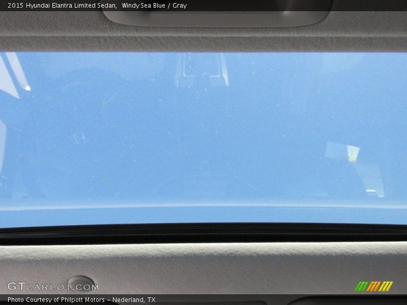 Windy Sea Blue / Gray 2015 Hyundai Elantra Limited Sedan