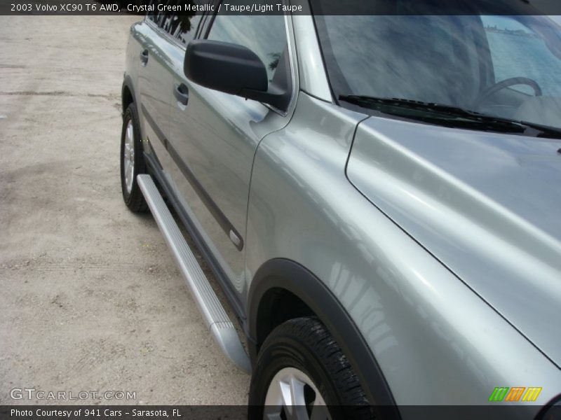 Crystal Green Metallic / Taupe/Light Taupe 2003 Volvo XC90 T6 AWD