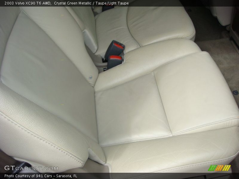 Crystal Green Metallic / Taupe/Light Taupe 2003 Volvo XC90 T6 AWD