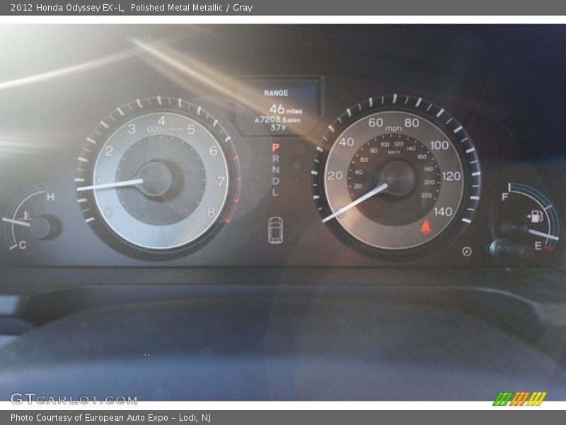 Polished Metal Metallic / Gray 2012 Honda Odyssey EX-L