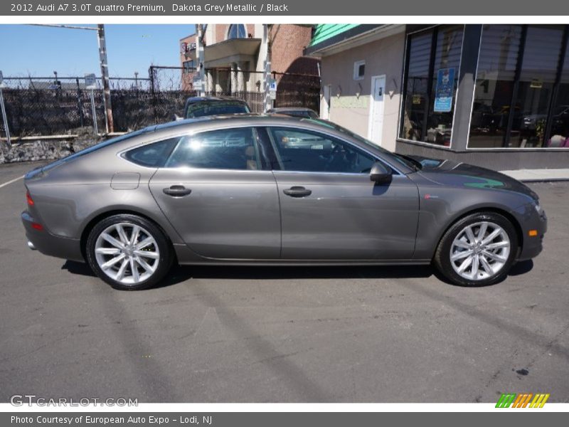 Dakota Grey Metallic / Black 2012 Audi A7 3.0T quattro Premium