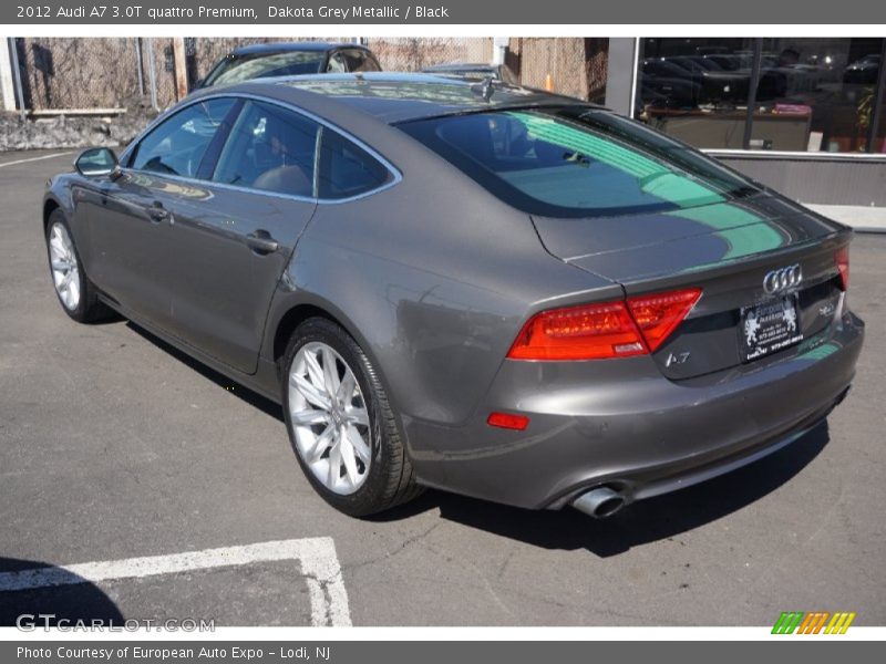 Dakota Grey Metallic / Black 2012 Audi A7 3.0T quattro Premium