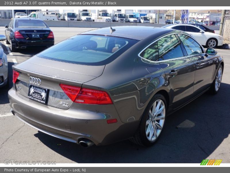 Dakota Grey Metallic / Black 2012 Audi A7 3.0T quattro Premium