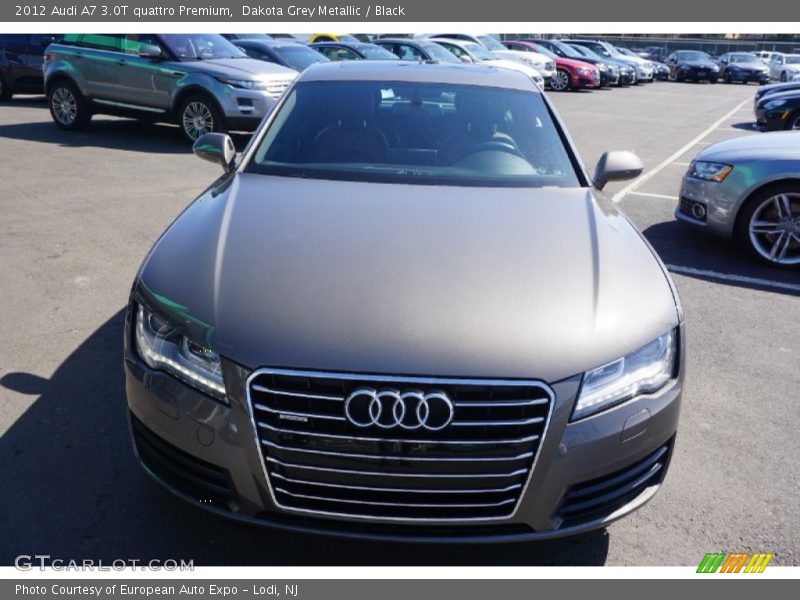 Dakota Grey Metallic / Black 2012 Audi A7 3.0T quattro Premium