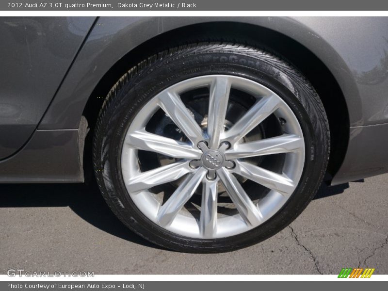 Dakota Grey Metallic / Black 2012 Audi A7 3.0T quattro Premium