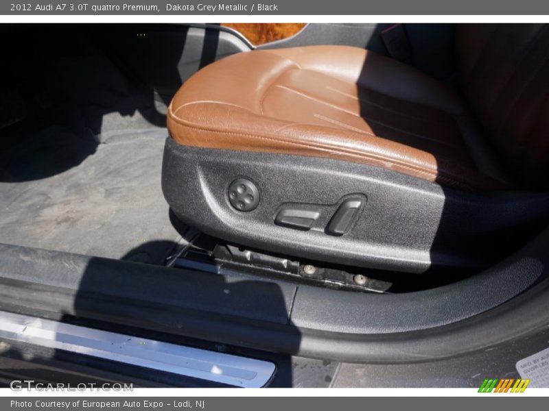Dakota Grey Metallic / Black 2012 Audi A7 3.0T quattro Premium