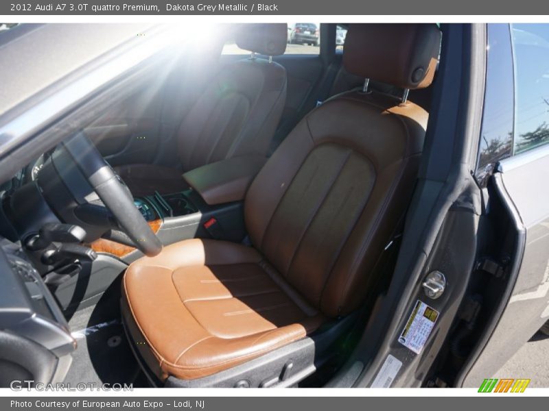 Dakota Grey Metallic / Black 2012 Audi A7 3.0T quattro Premium