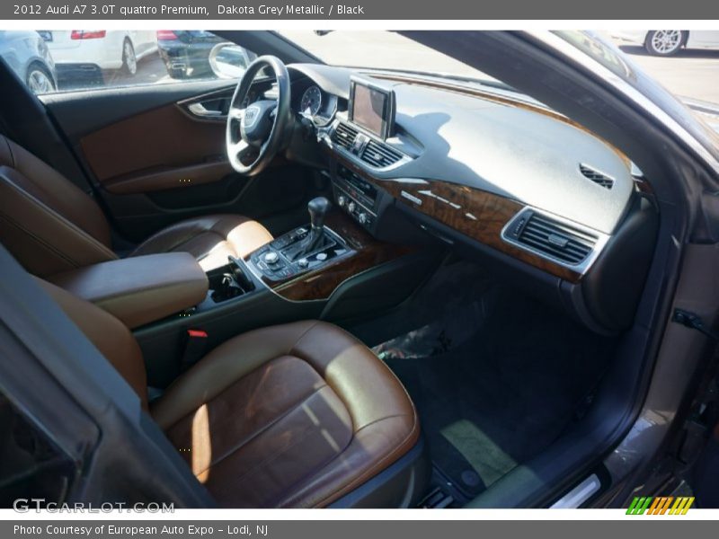 Dakota Grey Metallic / Black 2012 Audi A7 3.0T quattro Premium