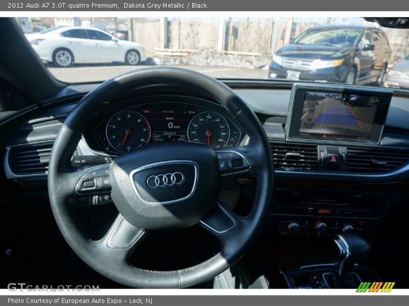 Dakota Grey Metallic / Black 2012 Audi A7 3.0T quattro Premium