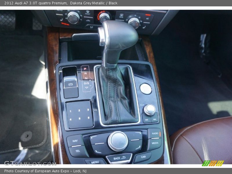 Dakota Grey Metallic / Black 2012 Audi A7 3.0T quattro Premium