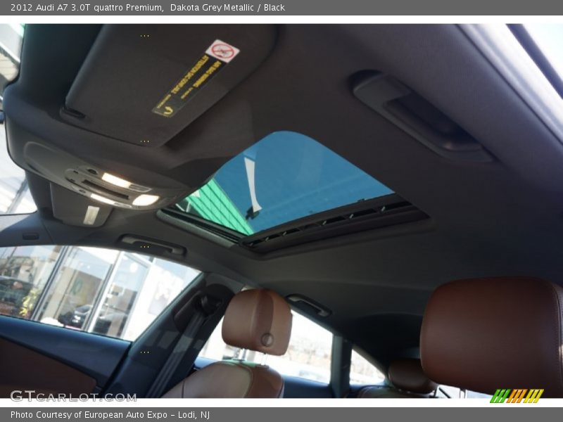 Dakota Grey Metallic / Black 2012 Audi A7 3.0T quattro Premium