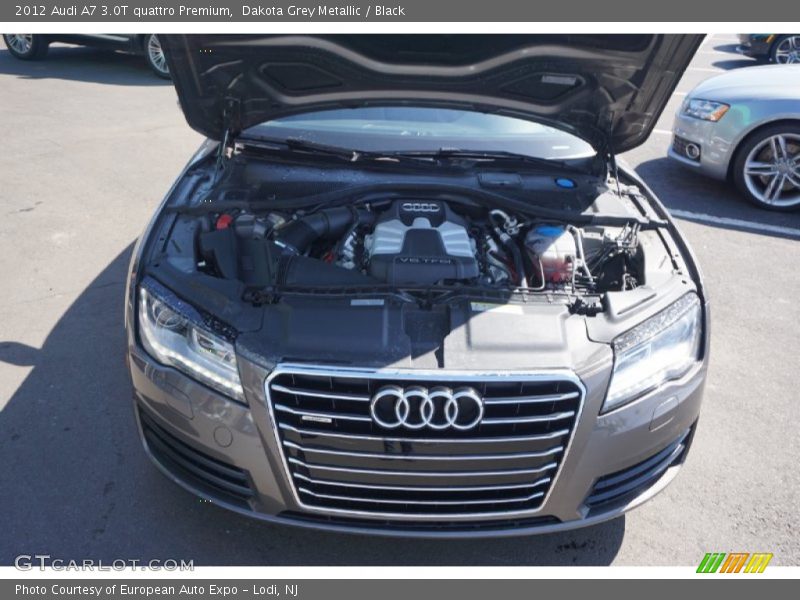Dakota Grey Metallic / Black 2012 Audi A7 3.0T quattro Premium