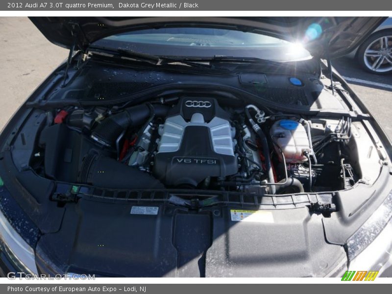 Dakota Grey Metallic / Black 2012 Audi A7 3.0T quattro Premium