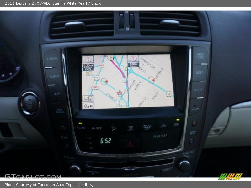 Starfire White Pearl / Black 2012 Lexus IS 250 AWD