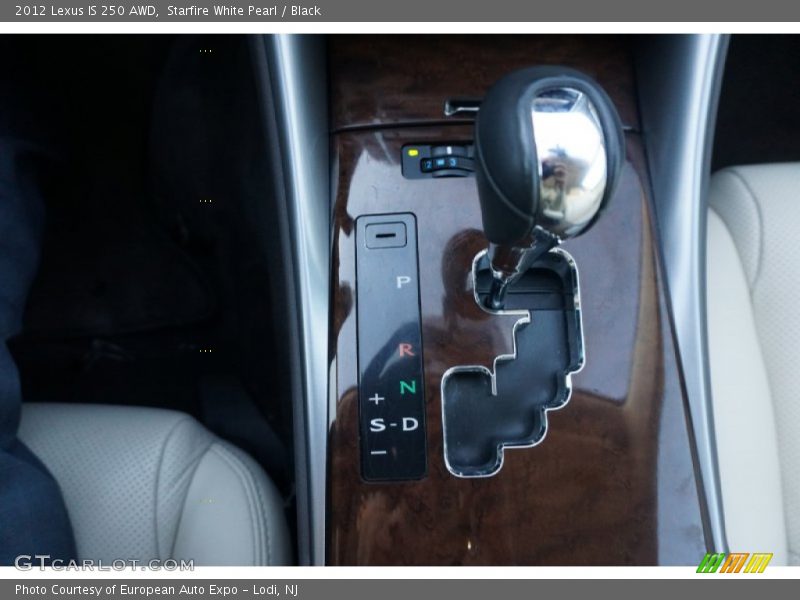 Starfire White Pearl / Black 2012 Lexus IS 250 AWD