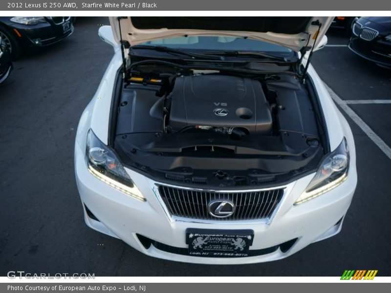 Starfire White Pearl / Black 2012 Lexus IS 250 AWD