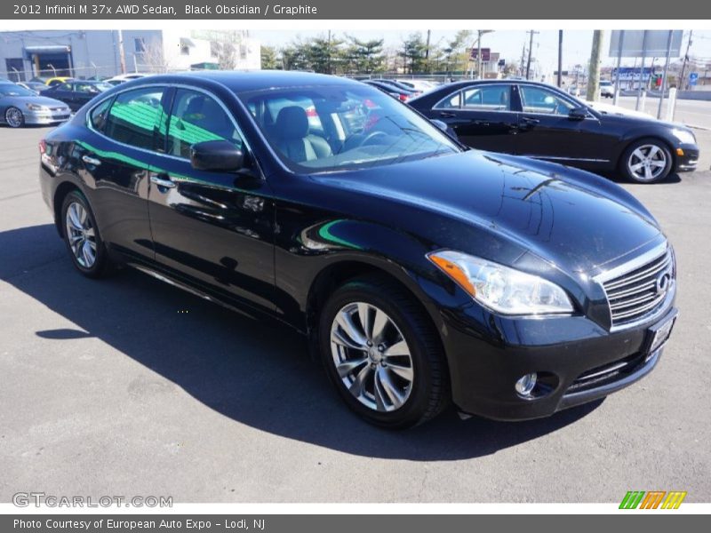 Black Obsidian / Graphite 2012 Infiniti M 37x AWD Sedan