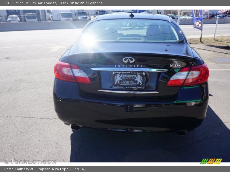 Black Obsidian / Graphite 2012 Infiniti M 37x AWD Sedan