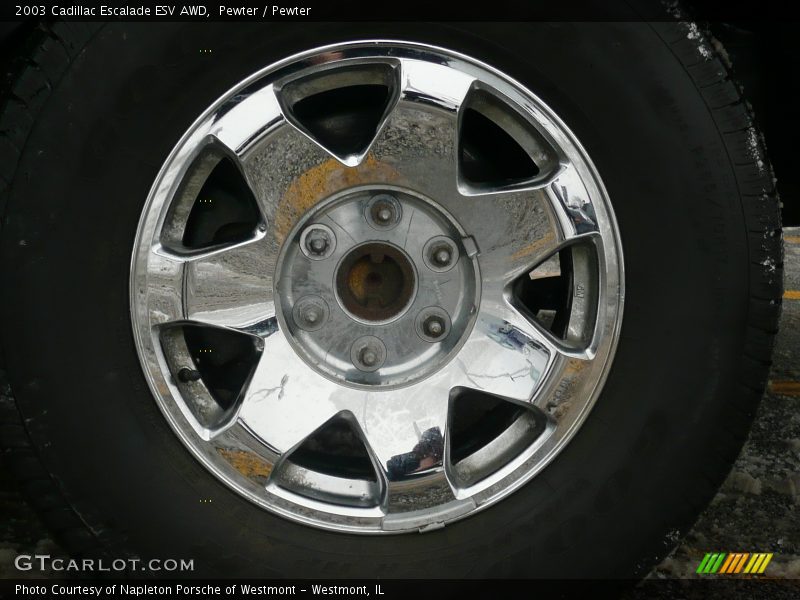 Pewter / Pewter 2003 Cadillac Escalade ESV AWD