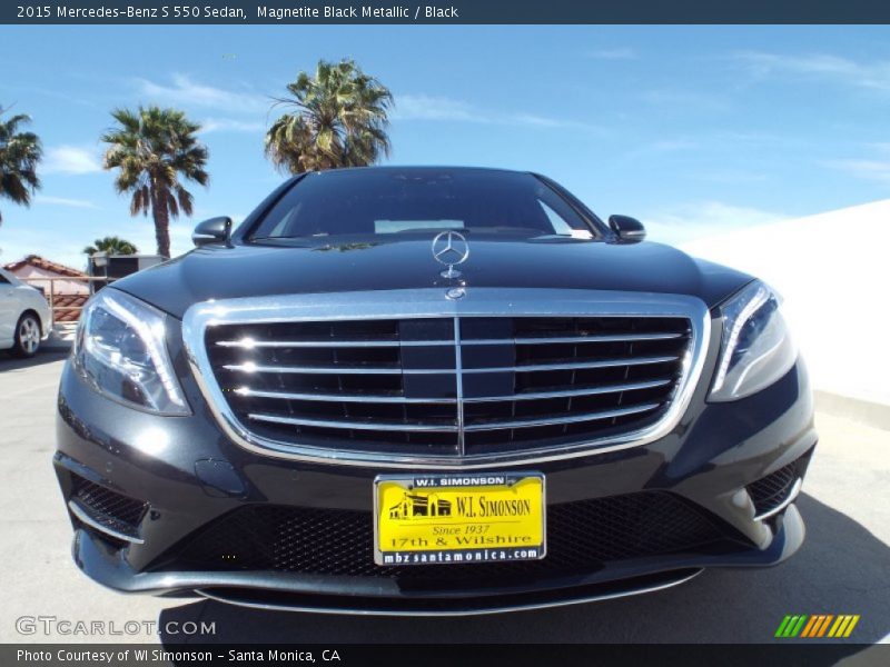 Magnetite Black Metallic / Black 2015 Mercedes-Benz S 550 Sedan