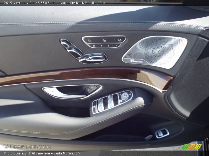 Magnetite Black Metallic / Black 2015 Mercedes-Benz S 550 Sedan