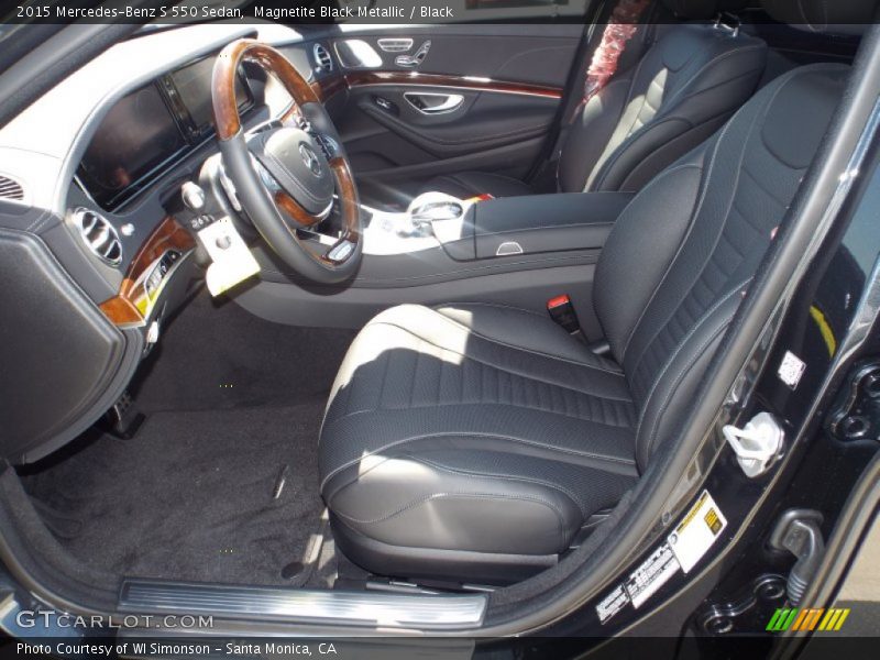 Magnetite Black Metallic / Black 2015 Mercedes-Benz S 550 Sedan
