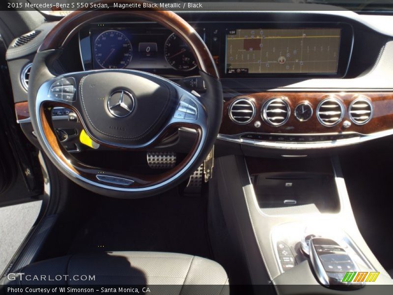 Magnetite Black Metallic / Black 2015 Mercedes-Benz S 550 Sedan