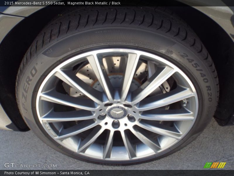 Magnetite Black Metallic / Black 2015 Mercedes-Benz S 550 Sedan