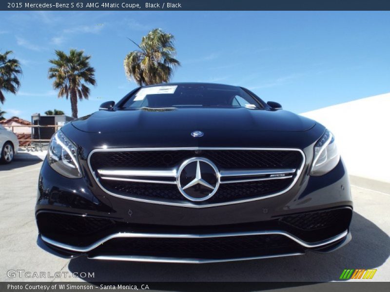 Black / Black 2015 Mercedes-Benz S 63 AMG 4Matic Coupe